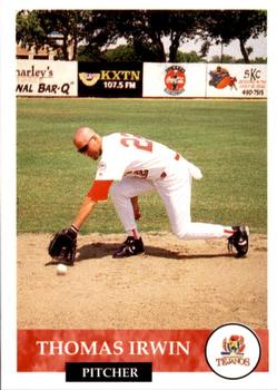 1994 Collect-A-Sport San Antonio Tejanos #15 Thomas Irwin Front
