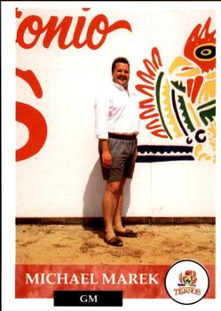 1994 Collect-A-Sport San Antonio Tejanos #19 Michael Marek Front
