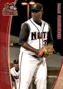 2012 Grandstand Modesto Nuts #NNO Isaiah Froneberger Front