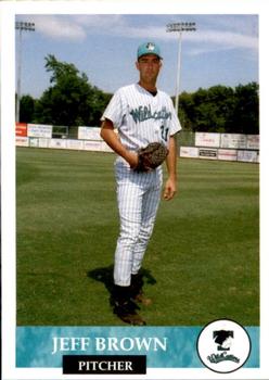 1994 Collect-A-Sport Tyler Wildcatters #3 Jeff Brown Front