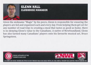 2013 Grandstand Vancouver Canadians #NNO Glenn Hall Back