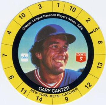 1989 Cadaco Discs - Back Variation #NNO Gary Carter Front