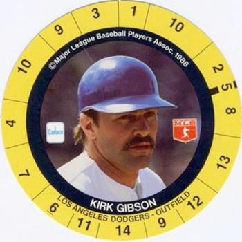 1989 Cadaco Discs - Back Variation #NNO Kirk Gibson Front