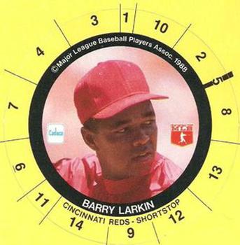 1989 Cadaco Discs - Back Variation #NNO Barry Larkin Front