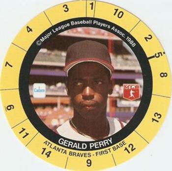 1989 Cadaco Discs - Back Variation #NNO Gerald Perry Front