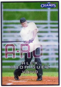 2000 Champs Sports Alex Rodriguez #NNO Alex Rodriguez Front