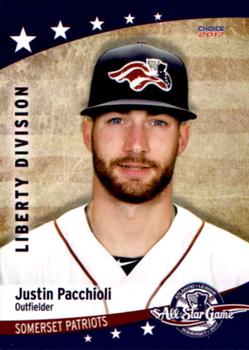2017 Choice Atlantic League All-Stars #6 Justin Pacchioli Front