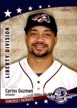 2017 Choice Atlantic League All-Stars #8 Carlos Guzman Front