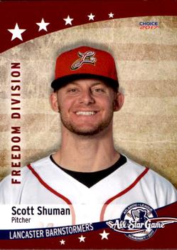 2017 Choice Atlantic League All-Stars #26 Scott Shuman Front