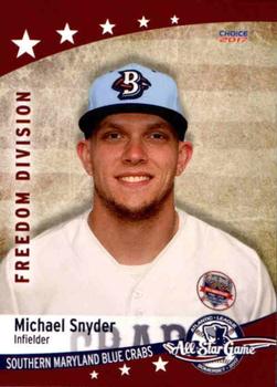 2017 Choice Atlantic League All-Stars #36 Michael Snyder Front