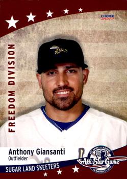 2017 Choice Atlantic League All-Stars #41 Anthony Giansanti Front
