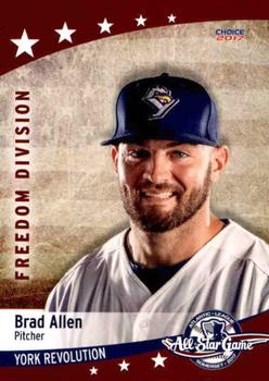 2017 Choice Atlantic League All-Stars #42 Brad Allen Front