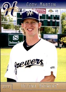 2017 Grandstand Helena Brewers #23 Cody Martin Front