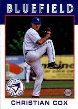 2016 Grandstand Bluefield Blue Jays #4 Christian Cox Front