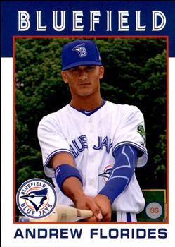 2016 Grandstand Bluefield Blue Jays #10 Andrew Florides Front