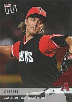 2018 Topps Now Players Weekend #PW-07 Zack Greinke Front