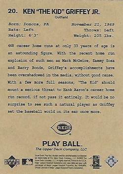 2003 Upper Deck Play Ball - Promos #20 Ken Griffey Jr. Back