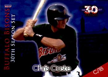 2017 Choice Buffalo Bisons 30th Season #05 Chris Coste Front