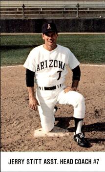 1985 Arizona Wildcats Police #NNO Jerry Stitt Front