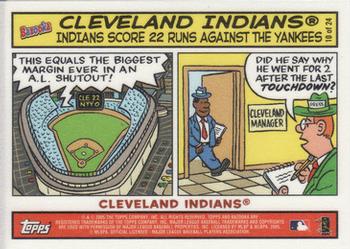 2005 Bazooka - Comics #10 Cleveland Indians Front