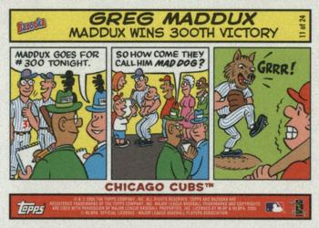 2005 Bazooka - Comics #11 Greg Maddux Front