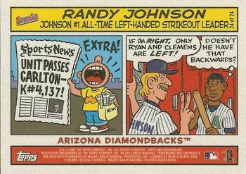 2005 Bazooka - Comics #24 Randy Johnson Front