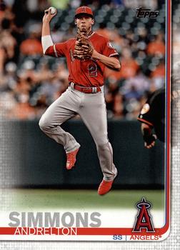 2019 Topps #255 Andrelton Simmons Front