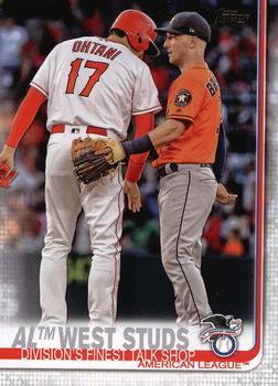2019 Topps #266 AL West Studs Front