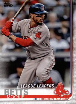 2019 Topps #312 Mookie Betts Front