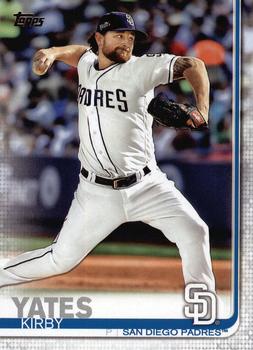 2019 Topps #347 Kirby Yates Front
