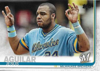 2019 Topps #287 Jesus Aguilar Front