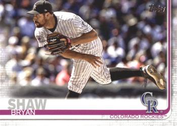 2019 Topps #415 Bryan Shaw Front