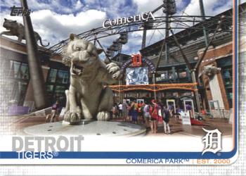 2019 Topps #491 Comerica Park Front
