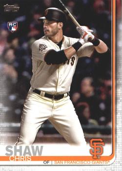 2019 Topps #611 Chris Shaw Front
