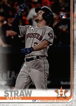 2019 Topps #629 Myles Straw Front