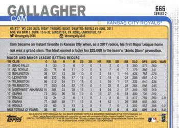2019 Topps #666 Cam Gallagher Back