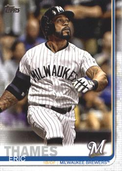 2019 Topps #695 Eric Thames Front