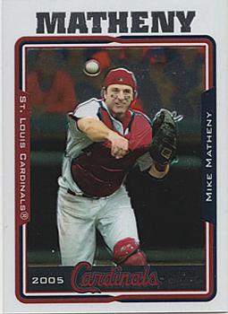 2005 Topps Chrome #124 Mike Matheny Front