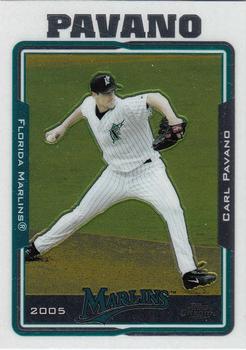 2005 Topps Chrome #133 Carl Pavano Front