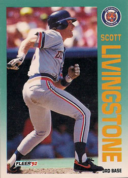 1992 Fleer #141 Scott Livingstone Front