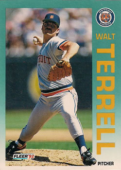 1992 Fleer #146 Walt Terrell Front