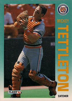 1992 Fleer #147 Mickey Tettleton Front