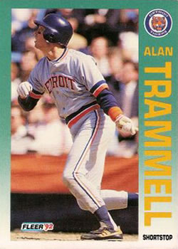 1992 Fleer #148 Alan Trammell Front