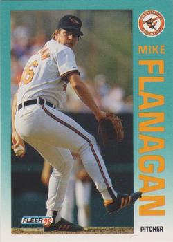 1992 Fleer #7 Mike Flanagan Front