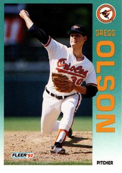 1992 Fleer #21 Gregg Olson Front