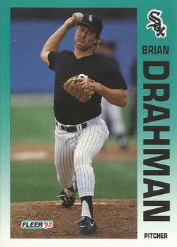 1992 Fleer #77 Brian Drahman Front