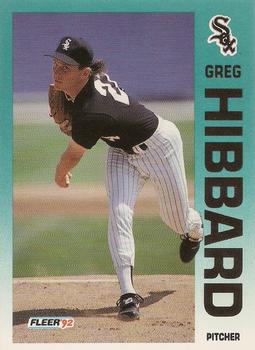 1992 Fleer #83 Greg Hibbard Front