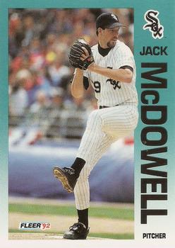 1992 Fleer #89 Jack McDowell Front