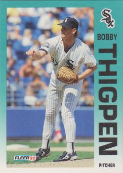 1992 Fleer #99 Bobby Thigpen Front
