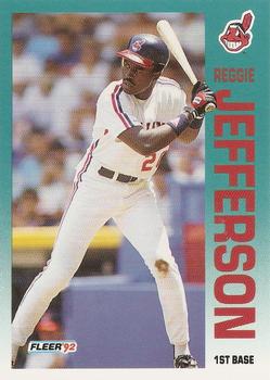 1992 Fleer #113 Reggie Jefferson Front